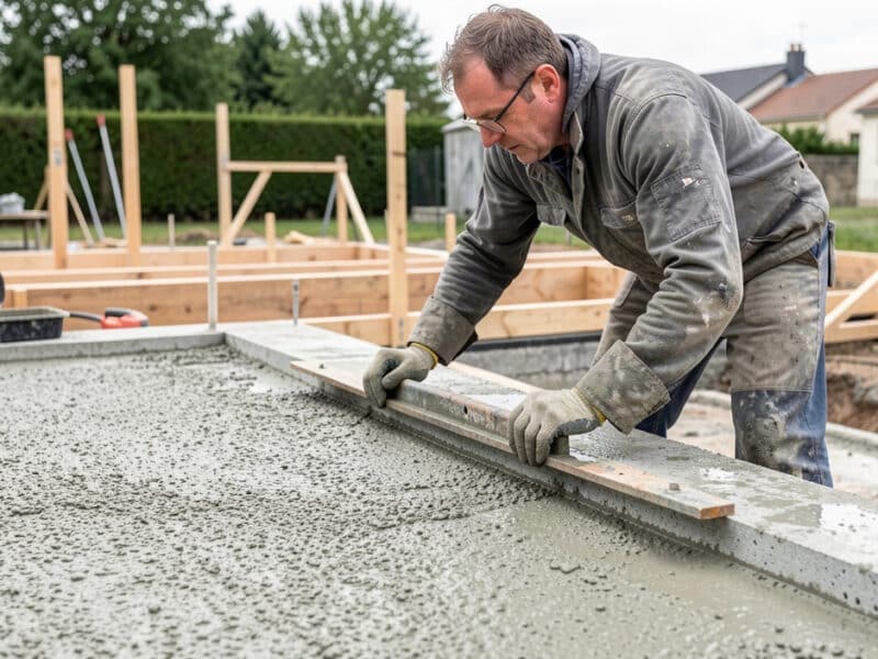 Combien coûte une dalle béton au m² ?