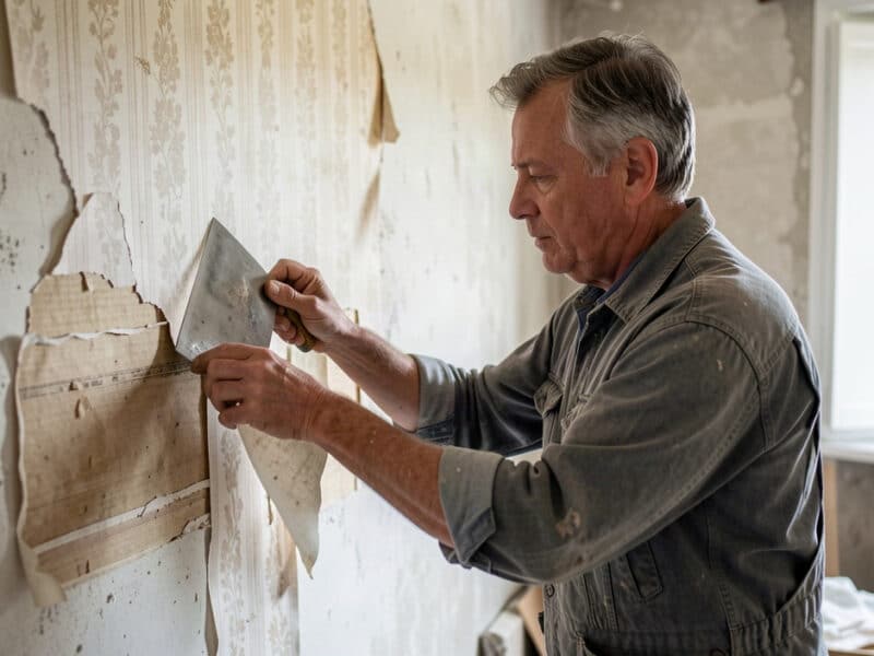 Comment enlever un vieux papier peint récalcitrant ?
