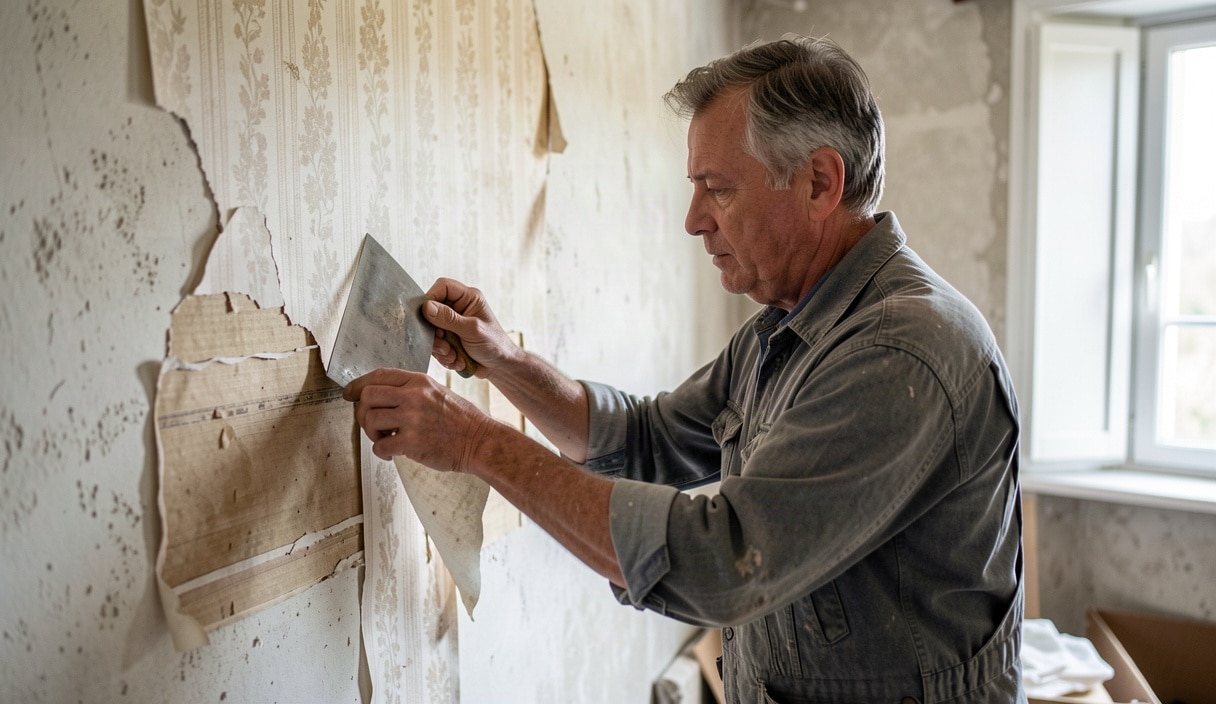 Comment enlever un vieux papier peint récalcitrant ?