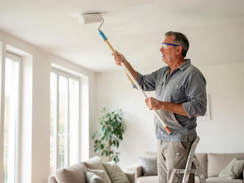 Comment peindre un plafond proprement ?