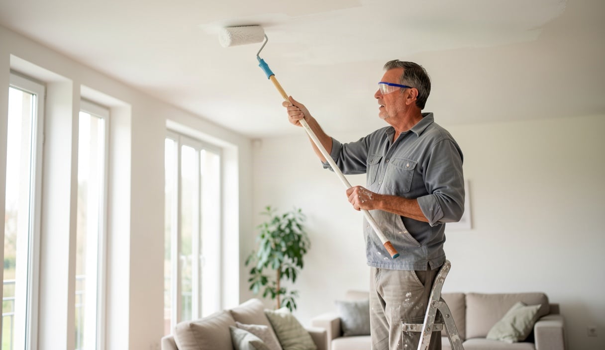 Comment peindre un plafond proprement ?