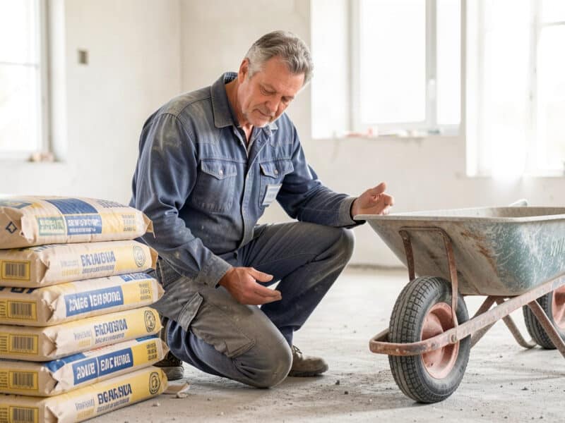 Combien de sacs de ciment pour 1 m³ de béton ?